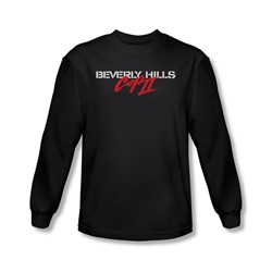 Beverly Hills Cop Ii - Mens Logo Long Sleeve Shirt In Black
