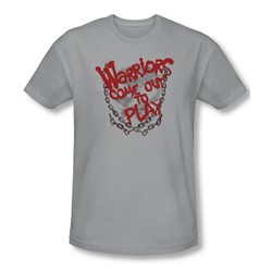 Warriors - Mens Come Out And Play T-Shirt In Silver