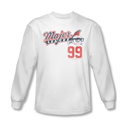 Major League - Mens 99 Long Sleeve Shirt In White
