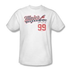 Major League - Mens 99 T-Shirt In White