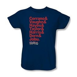Major League - Womens Team Roster T-Shirt In Navy