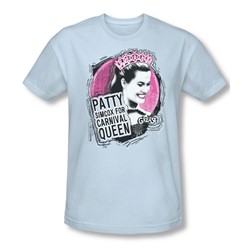 Grease - Mens Carnival Queen T-Shirt In Light Blue