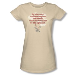 Airplane - Womens Fly T-Shirt In Cream