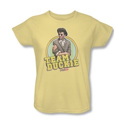 Pretty In Pink - Womens Team Duckie T-Shirt In Banana