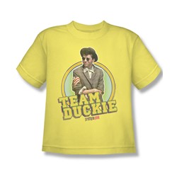 Pretty In Pink - Big Boys Team Duckie T-Shirt In Banana