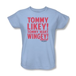Tommy Boy - Womens Want Wingey T-Shirt In Light Blue