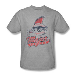 Major League - Mens Vintage Logo T-Shirt In Heather