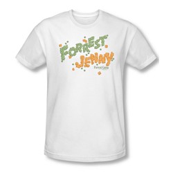 Forrest Gump - Mens Peas And Carrots T-Shirt In White