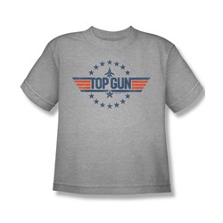 Top Gun - Big Boys Star Logo T-Shirt In Heather