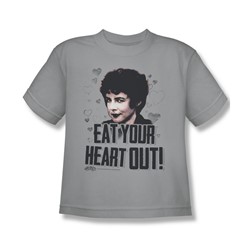 Grease - Big Boys Eat Your Heart Out T-Shirt In Silver