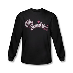 Grease - Mens Oh Sandy Long Sleeve Shirt In Black
