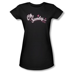 Grease - Womens Oh Sandy T-Shirt In Black