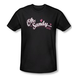 Grease - Mens Oh Sandy T-Shirt In Black