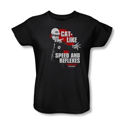 Tommy Boy - Womens Cat Like T-Shirt In Black
