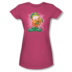 Garfield - Womens Number 1 Elf T-Shirt In Hot Pink