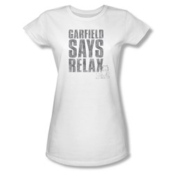 Garfield - Womens Relax T-Shirt In White