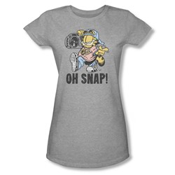 Garfield - Womens Oh Snap T-Shirt In Heather