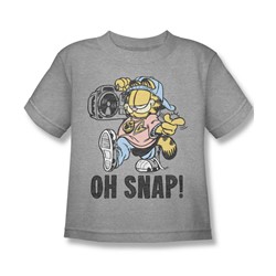 Garfield - Little Boys Oh Snap T-Shirt In Heather