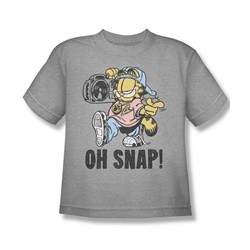 Garfield - Big Boys Oh Snap T-Shirt In Heather