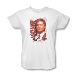 Dexter - Womens Splatter T-Shirt In White