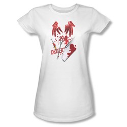 Dexter - Womens Tools Of The Trade T-Shirt In White