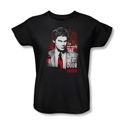 Dexter - Womens Boy Next Door T-Shirt In Black