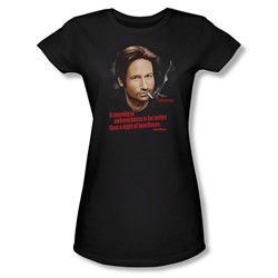 Californication - Womens Morning Night T-Shirt In Black