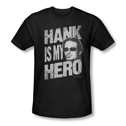 Californication - Mens Hank Is My Hero T-Shirt In Black