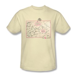 The L Word - Mens Chart T-Shirt In Cream
