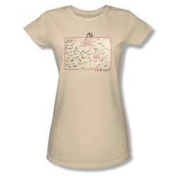 The L Word - Womens Chart T-Shirt In Cream