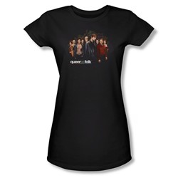Queer As Folk - Womens Title T-Shirt In Black