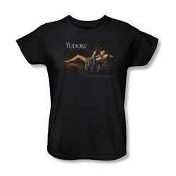 Tudors - Womens The King And His Queen T-Shirt In Black