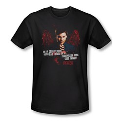 Dexter - Mens Good Bad T-Shirt In Black