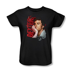 Dexter - Womens Layered T-Shirt In Black