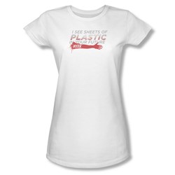 Dexter - Womens Plastic Prediction T-Shirt In White