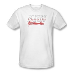 Dexter - Mens Plastic Prediction T-Shirt In White