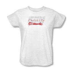 Dexter - Womens Plastic Prediction T-Shirt In White