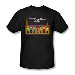 Star Trek - Mens Tos Trexel Crew T-Shirt In Black