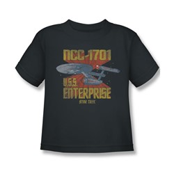 Star Trek - Little Boys Ncc1701 T-Shirt In Charcoal