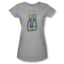 Star Trek - Womens Sup T-Shirt In Heather