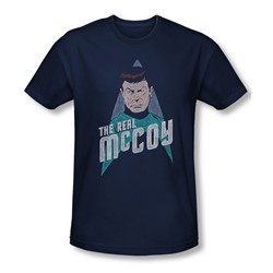 Star Trek - Mens The Real Mccoy T-Shirt In Navy