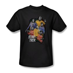 Star Trek - Mens Galaxy Glow T-Shirt In Black