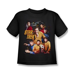 Star Trek - Little Boys At The Controls T-Shirt In Black