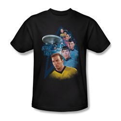 Star Trek - Mens Among The Stars T-Shirt In Black