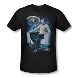 Star Trek - Mens Captain'S Chair T-Shirt In Black