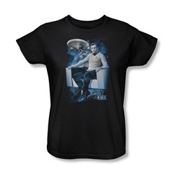 Star Trek - Womens Captain'S Chair T-Shirt In Black