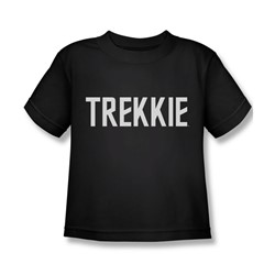 Star Trek - Little Boys Trekkie T-Shirt In Black
