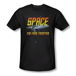 Star Trek - Mens Space T-Shirt In Black