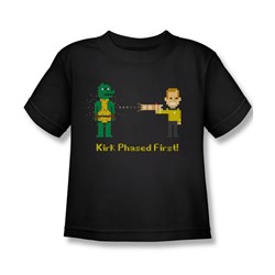 Star Trek - Little Boys Kirk Phased First T-Shirt In Black