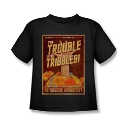Star Trek - Little Boys Tribbles: The Movie T-Shirt In Black